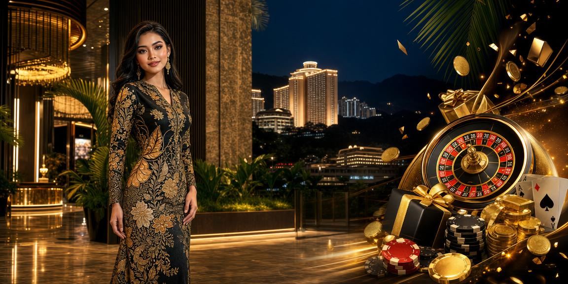 Suasana pertaruhan bertema batik di Genting Highlands melalui platform dpf4u